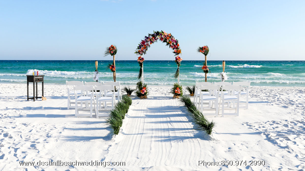 Destin Wedding Packages On The Beach Destin Fl Beach Weddings
