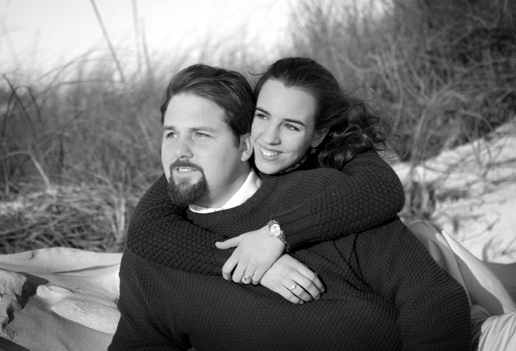 My choice for the best black and white from our engagement pictures