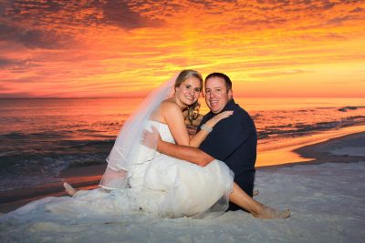 Sunset Wedding On The Beach