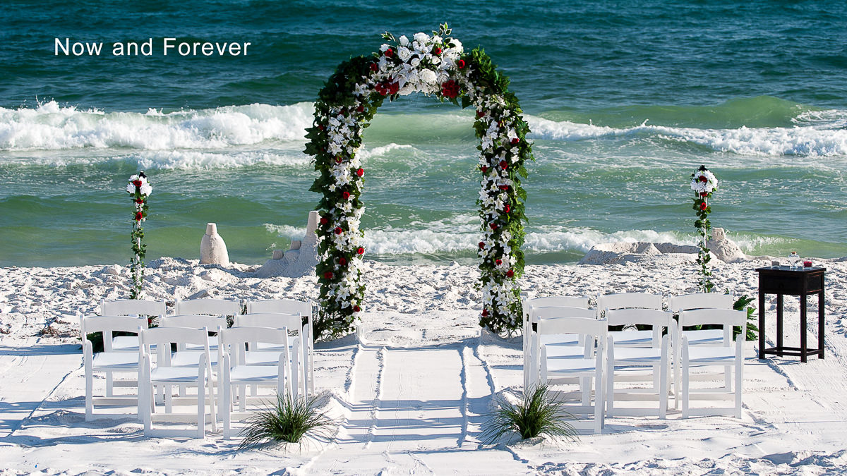 Destin Beach Wedding Package Photos