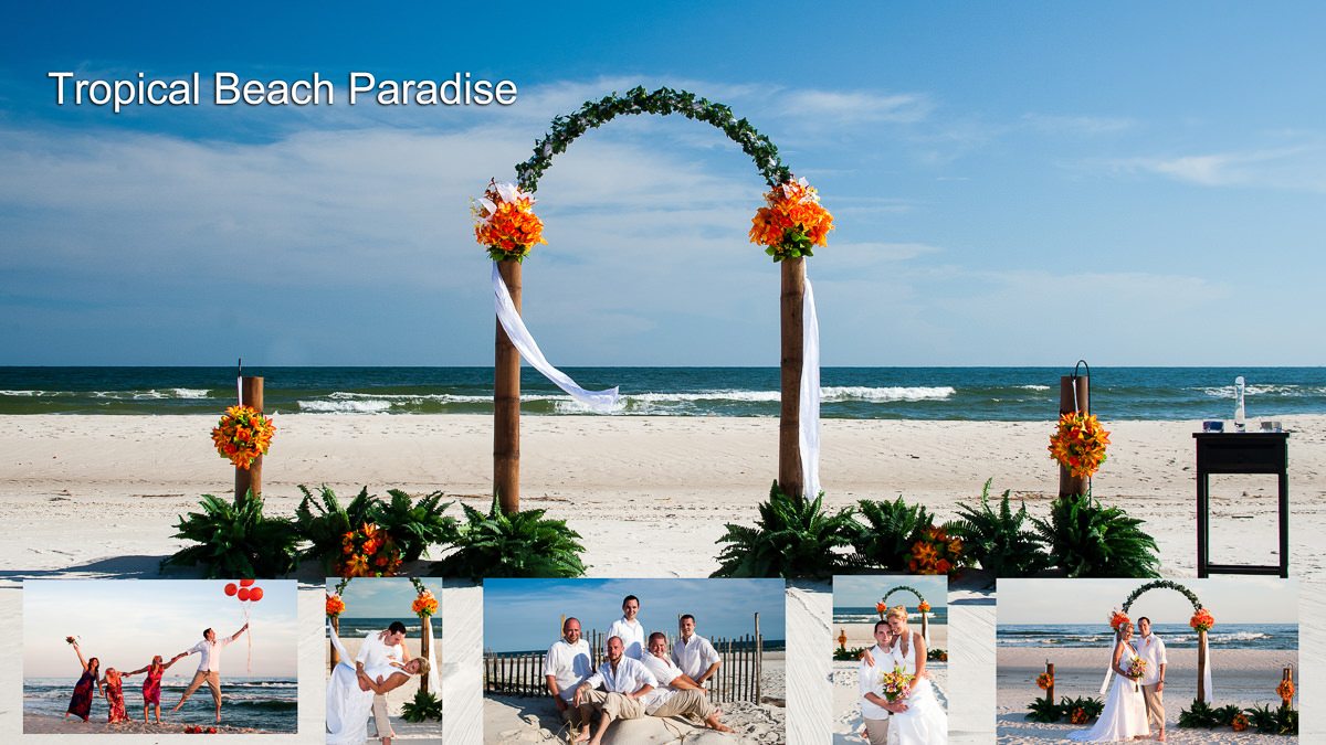 Destin Beach wedding package photos pix 4